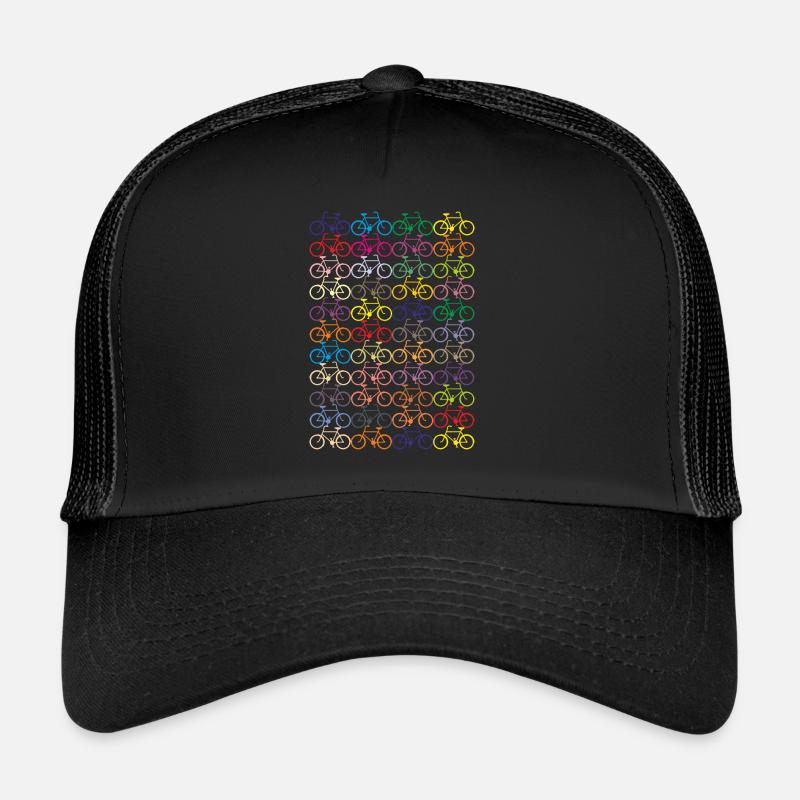 Vélos coloré vélo cycliste idée cadeau Casquette trucker 