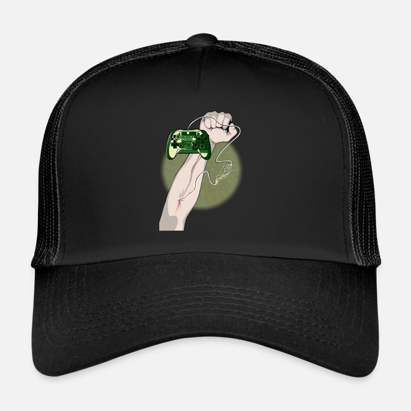 Geekcontest - Trucker Cap - Schwarz/Schwarz