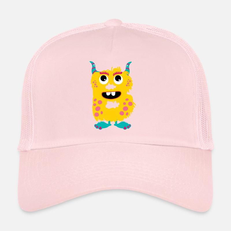 Letter B Gift Monster ABC First name with B Trucker Cap