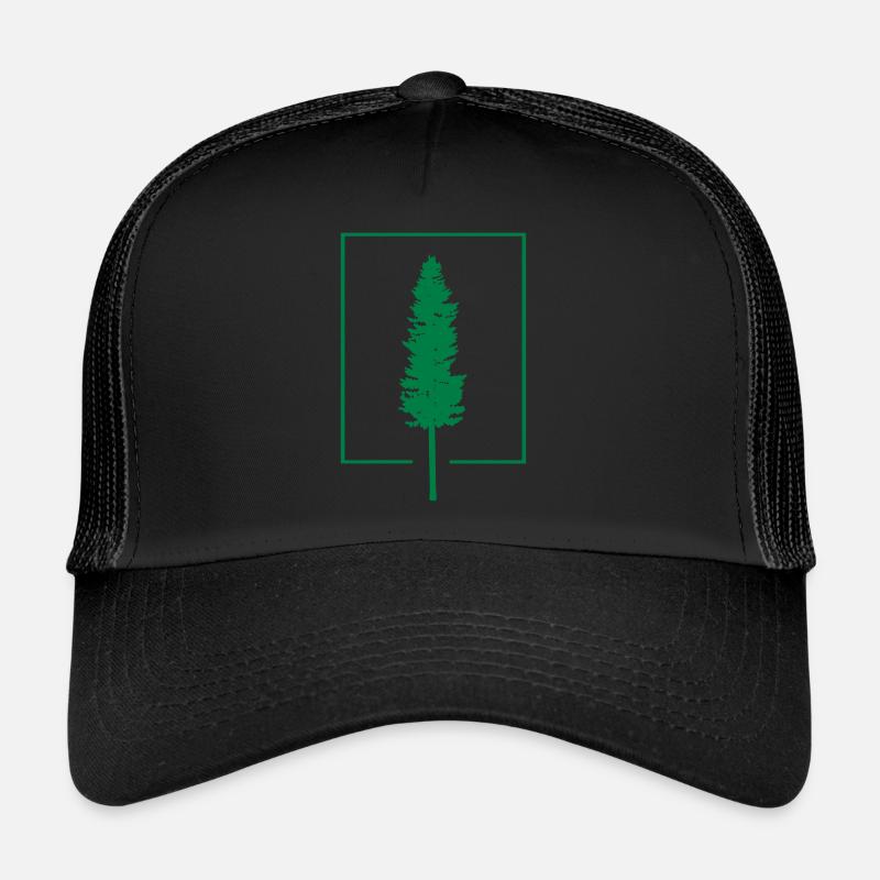 Arbre dans la boîte - Casquette trucker  - noir/noir