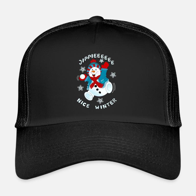 Snowman Trucker Cap