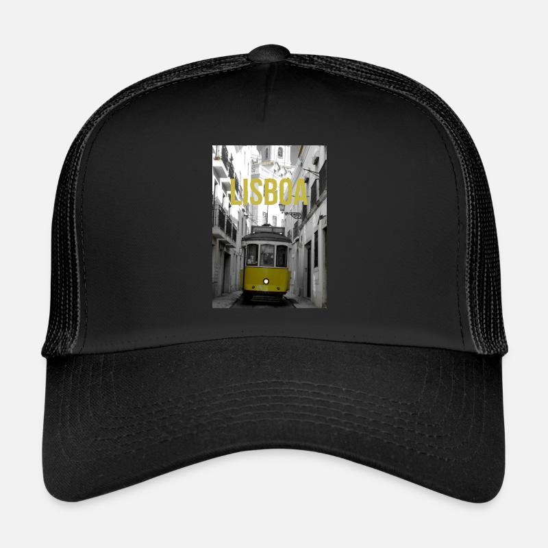 Lissabon - Trucker Cap - Schwarz/Schwarz
