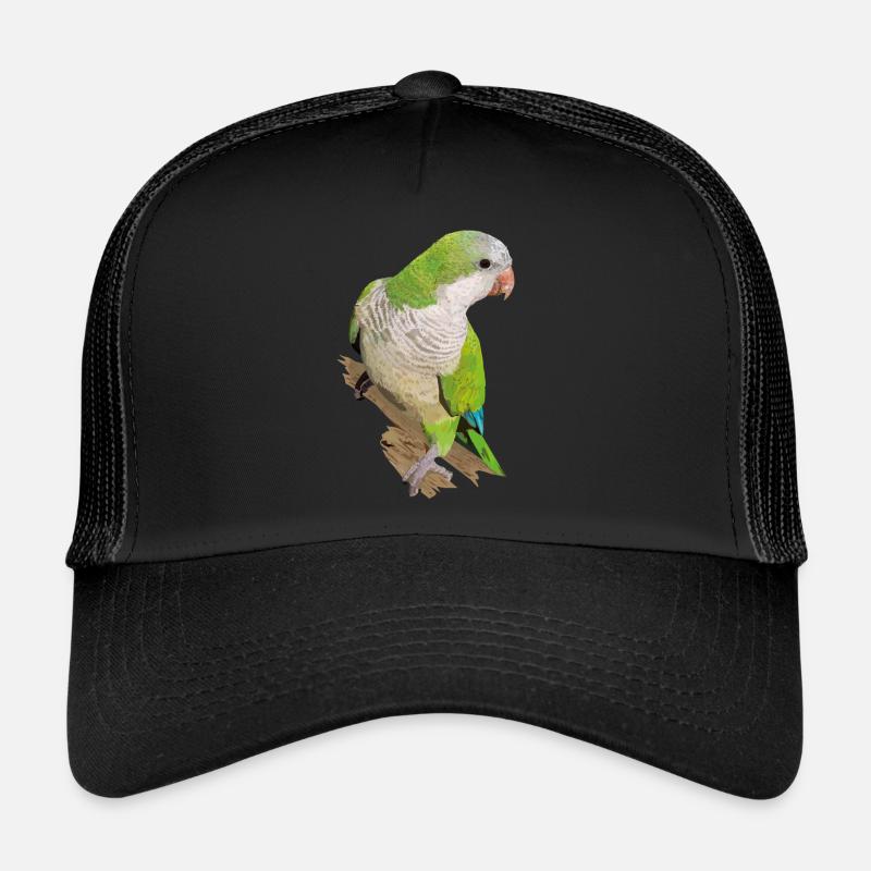 Argentinischer Sittich - Trucker Cap - Schwarz/Schwarz