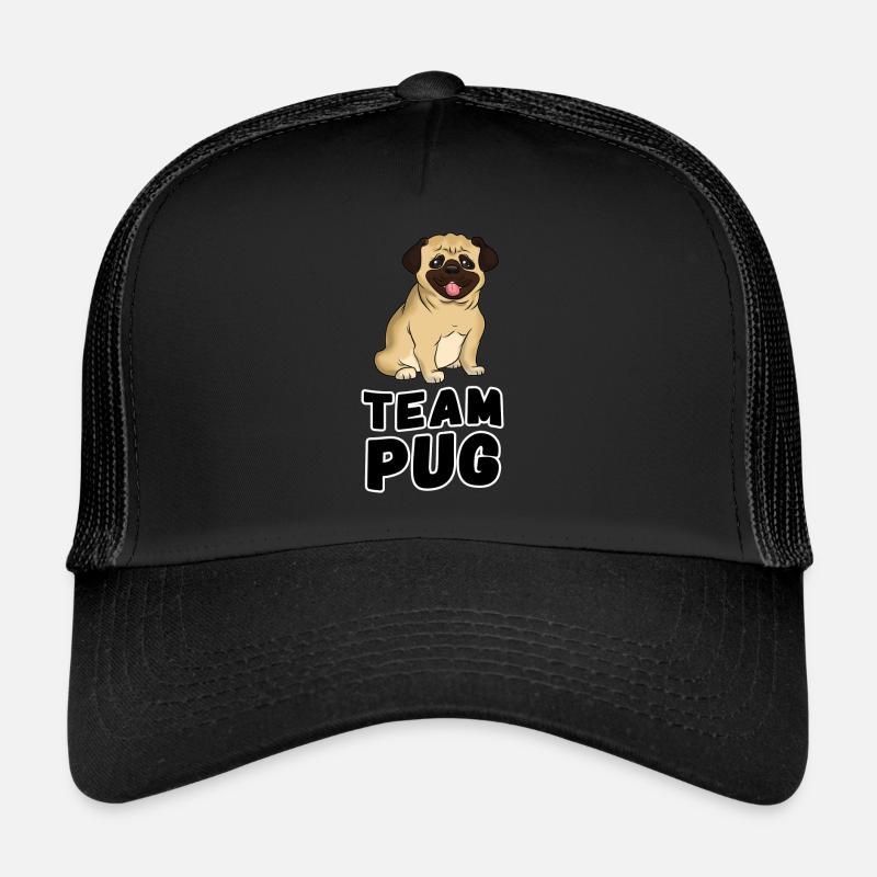 Chiot carlin TEAM PUG Casquette trucker 