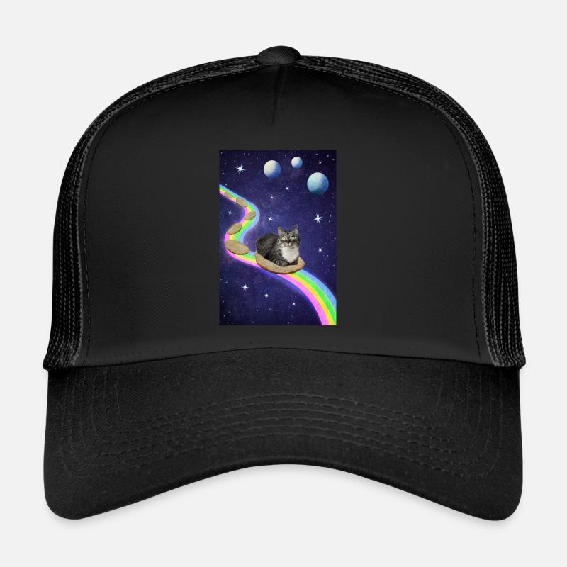 Mignon chat de l’espace Casquette trucker 