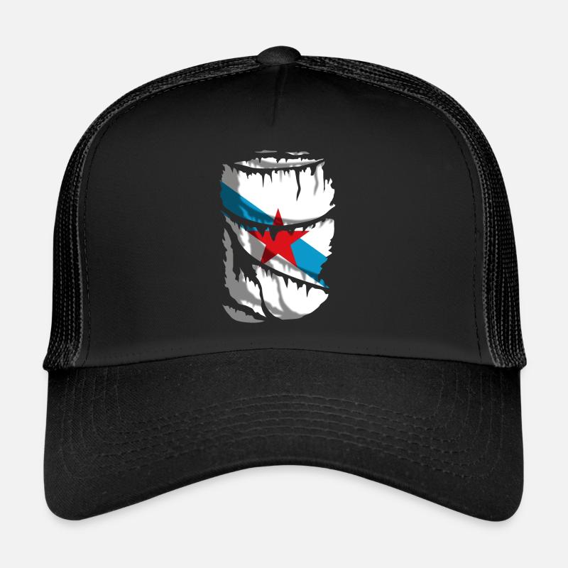 Unabhängigkeitsflagge Galiciens Trucker Cap