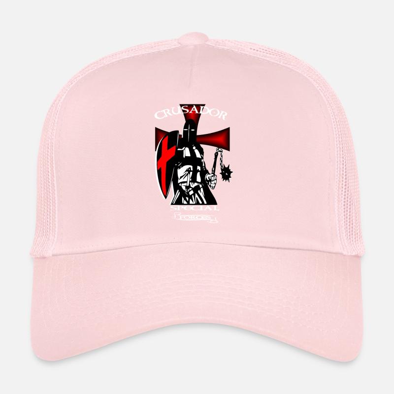 Knight Crusader Medieval Warrior Trucker Cap