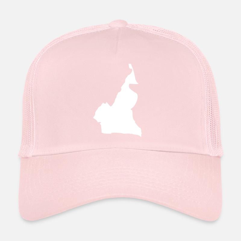 Cameroon map flag Trucker Cap