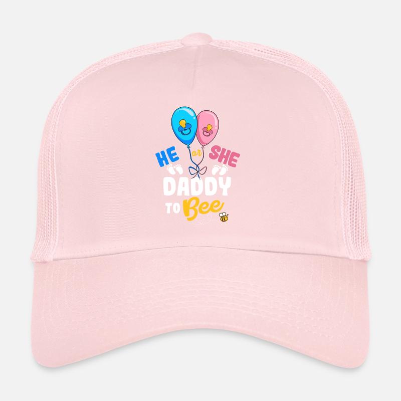 He or She Daddy To Bee Best Dad Ever Fatherhood Trucker Cap