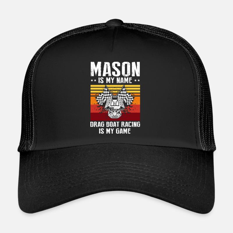 Drag Boot Design für Rennbootfahrer Trucker Cap