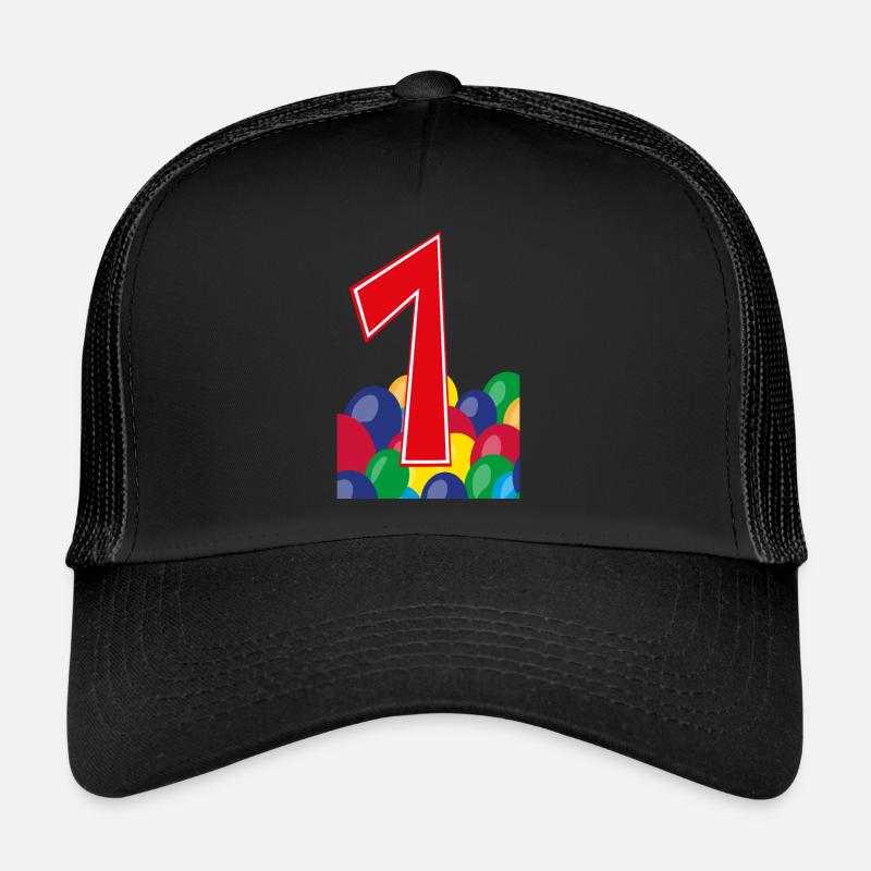 1 / Coole eins mit Luftballons zum Geburtstag. Trucker Cap