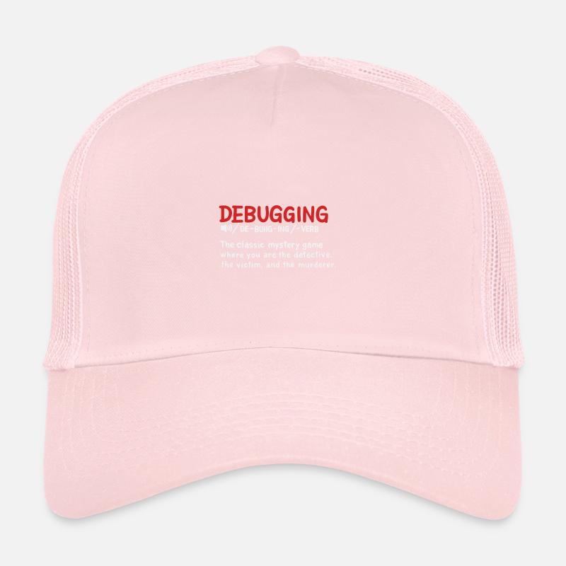 Debugging-Wörterbuch im Stil der Definition Trucker Cap