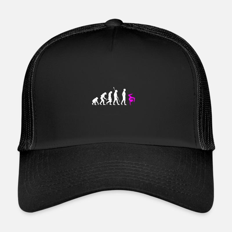 Bodenturnen Gymnastik Turnen Evolution - Trucker Cap - Schwarz/Schwarz