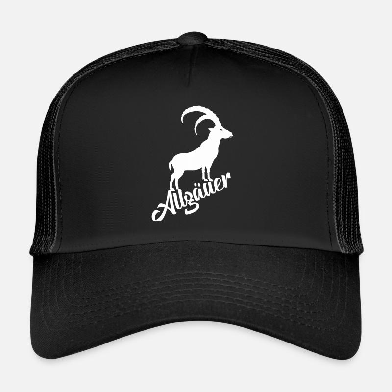 steinbock Print, Steinbock, Allgäuer Berge Trucker Cap