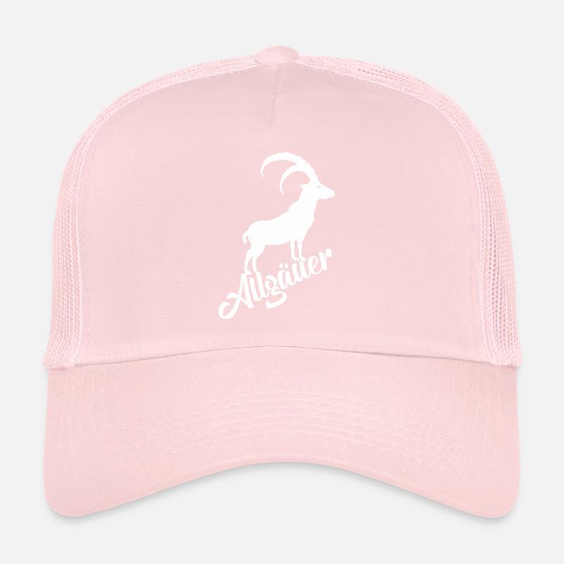 steinbock Print, Steinbock, Allgäuer Berge Trucker Cap