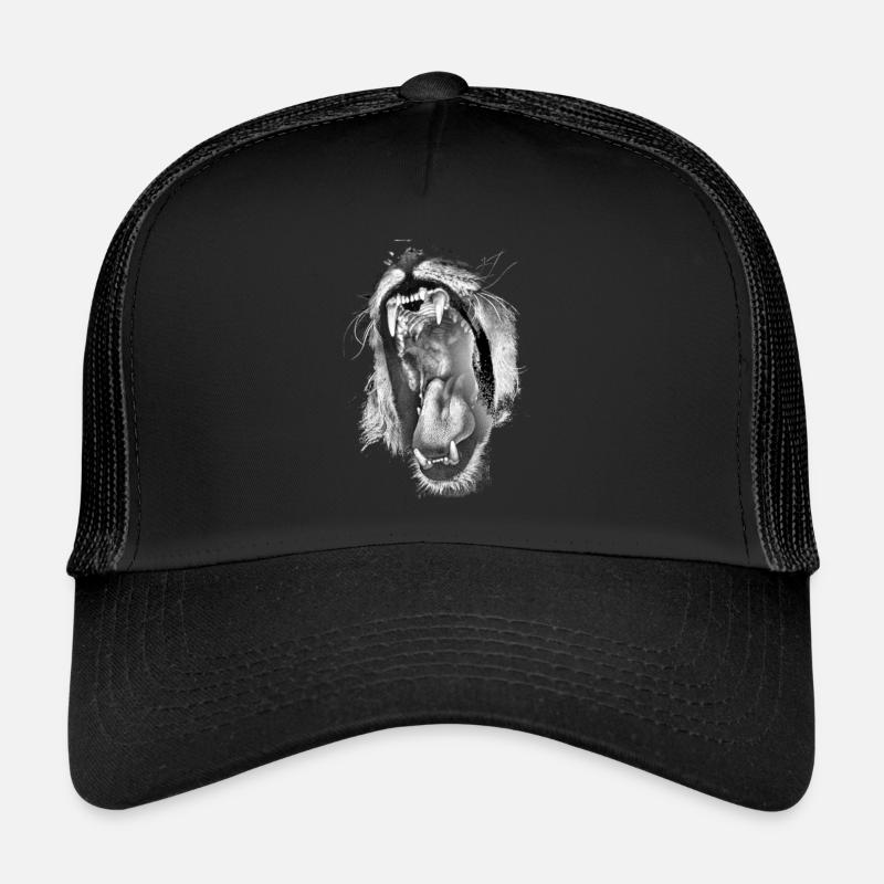 Lion chat lion sauvage chat animal Casquette trucker 