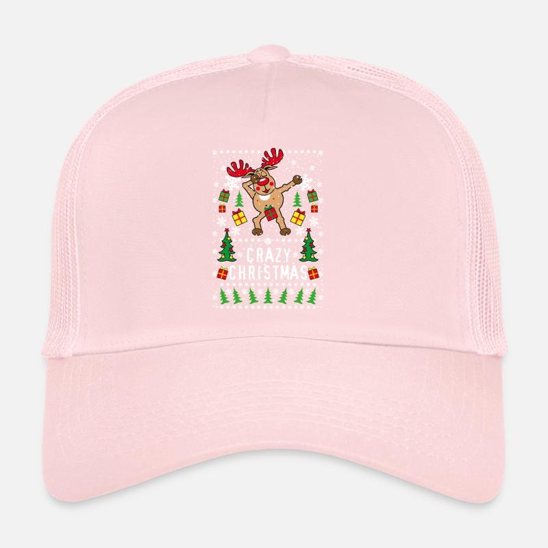 202 Cerf Rudolph Dabbing nue Crazy Christmas Casquette trucker 