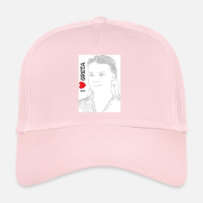 I love Greta Trucker Cap