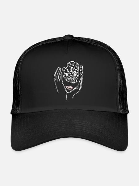 Confusion - Trucker Cap - black/black - Front