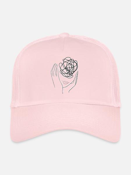 Confusion - Trucker Cap - pale pink - Front