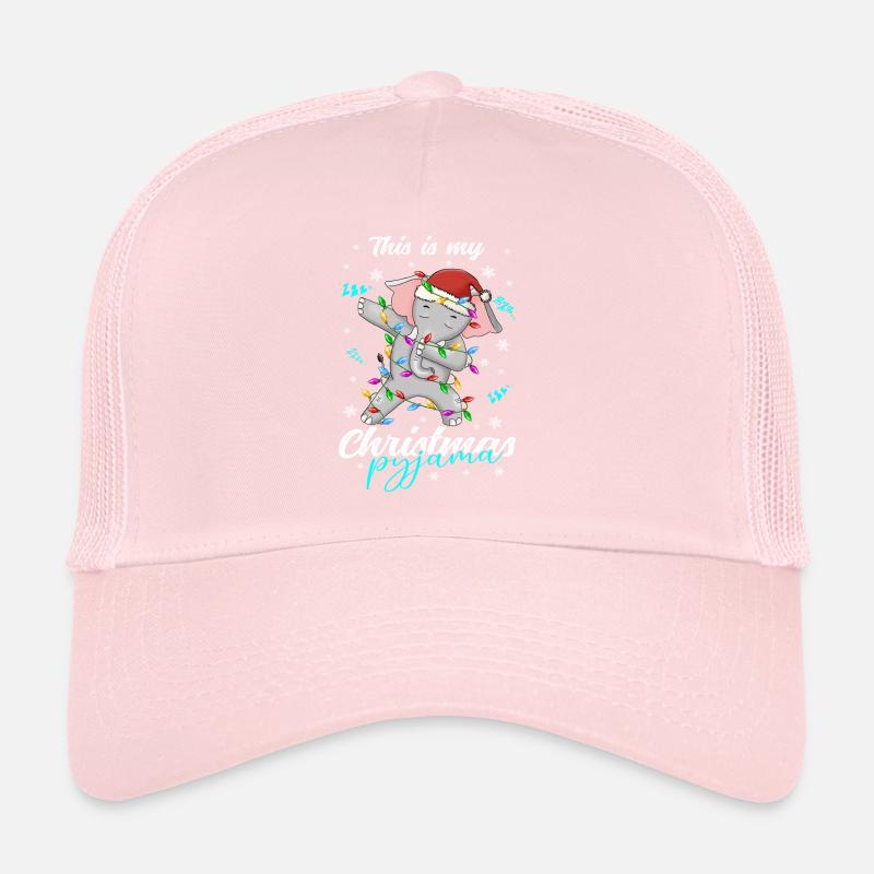 Elefant Pyjama Weihnachten Schlafen Trucker Cap