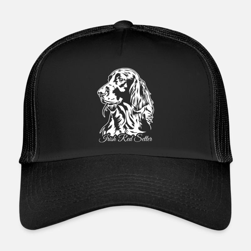Irish Red Setter Jagdhund Jagdhunde Hunde Wilsigns Trucker Cap