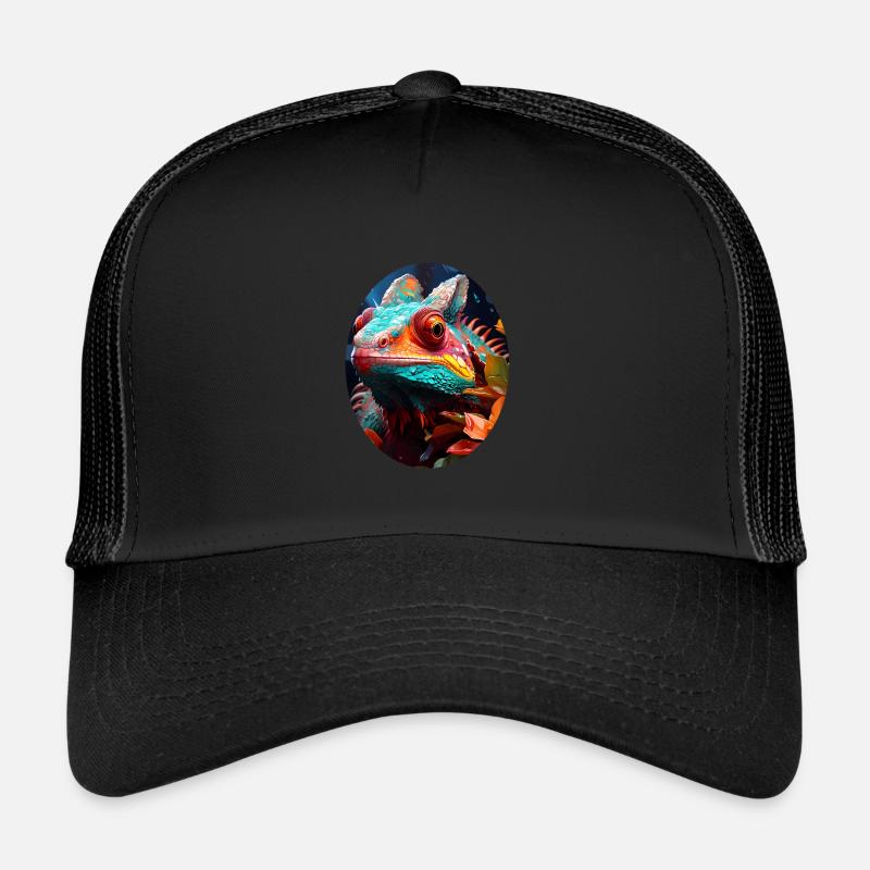 Chameleon - Trucker Cap - Schwarz/Schwarz