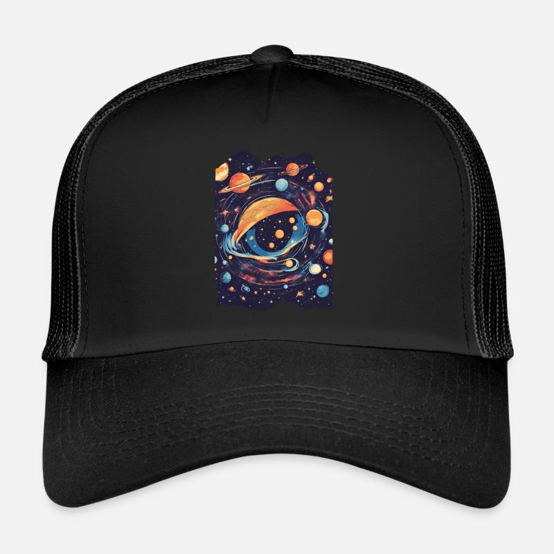 Oeil, Galaxie, Espace, Planètes, Étoiles, Interstellaire Casquette trucker 