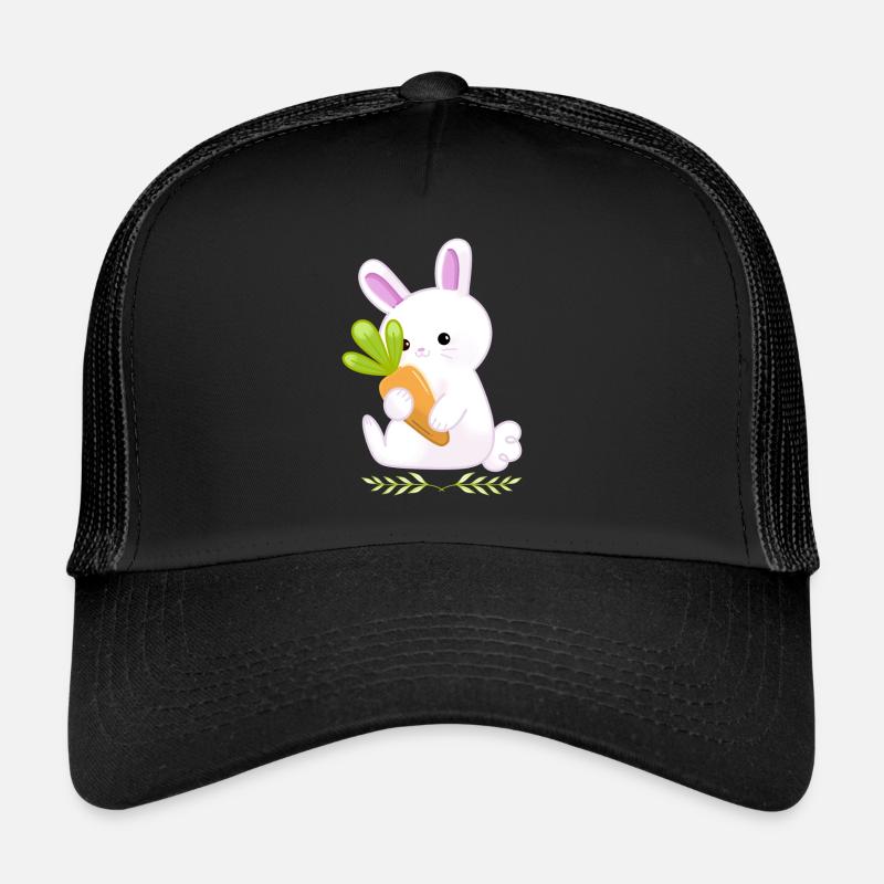 Lapin avec carotte Casquette trucker 