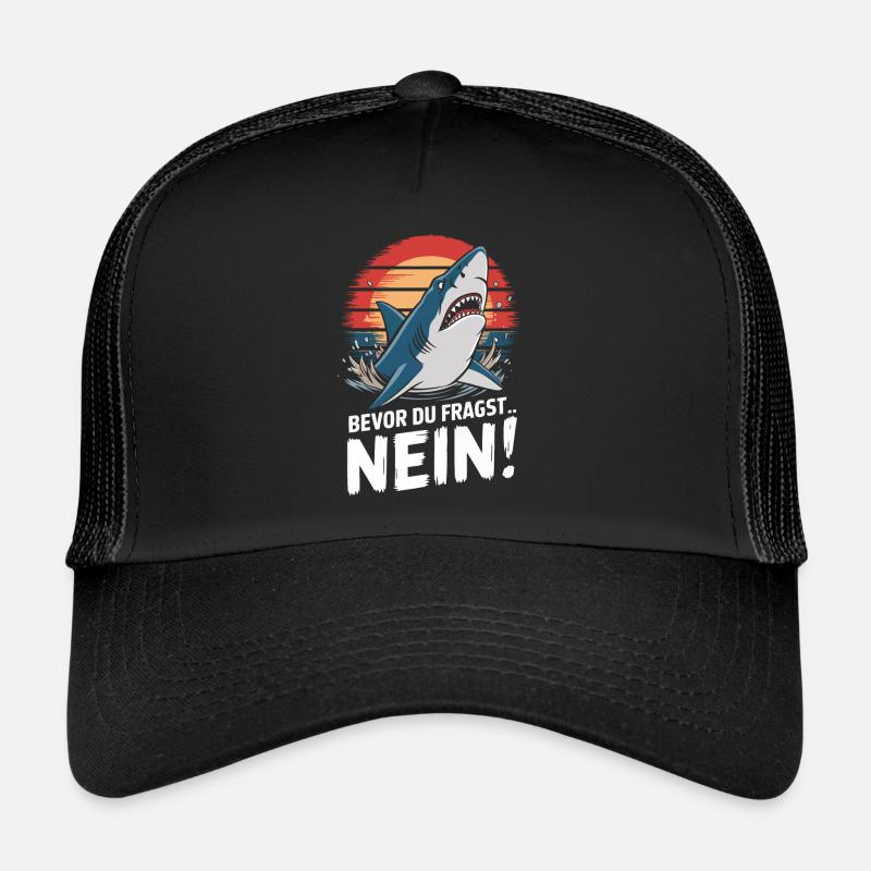 Requin Requin Requins Requin Casquette trucker 