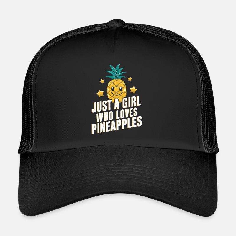 Pineapple tropical hawaiian fruit Trucker Cap