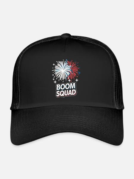 Pyrotechnie Feux d’artifice Pyrotechnie - Casquette trucker  - noir/noir - Devant