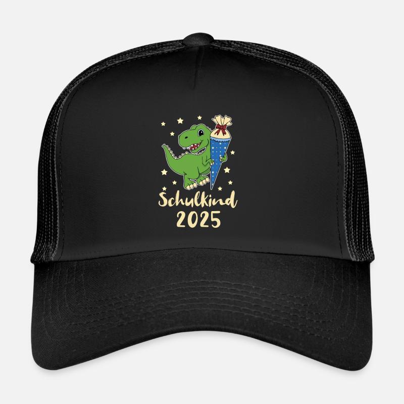 Écolier 2025 Dino avec cône de sucre Casquette trucker 