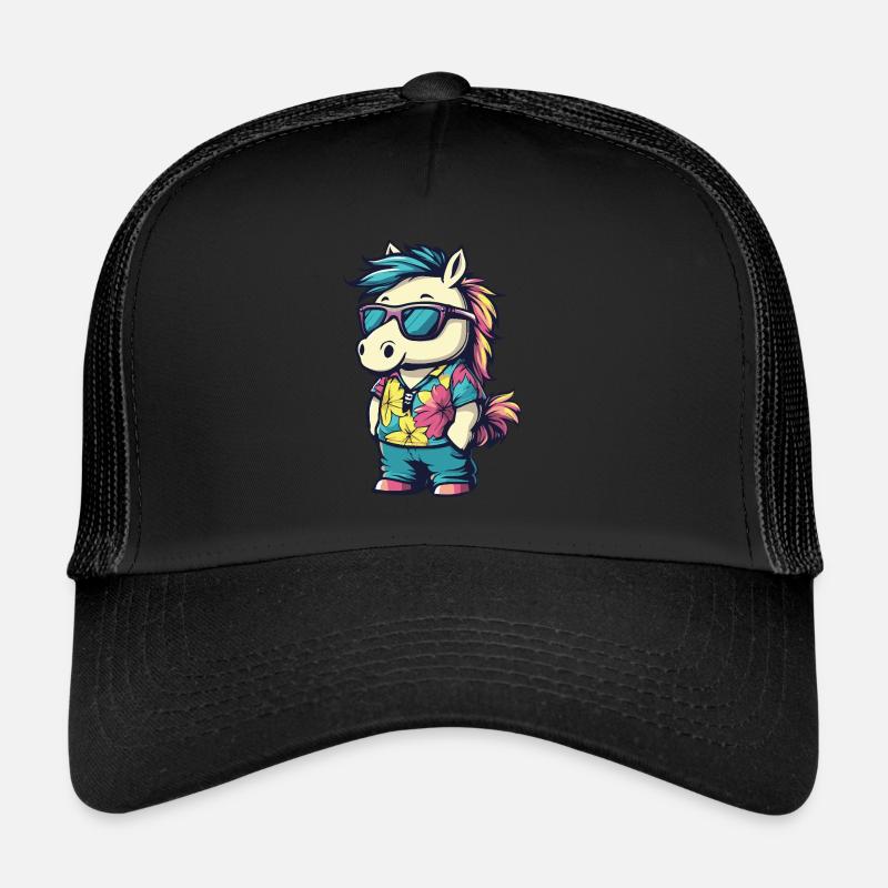 Cheval Drôle d’été Casquette trucker 