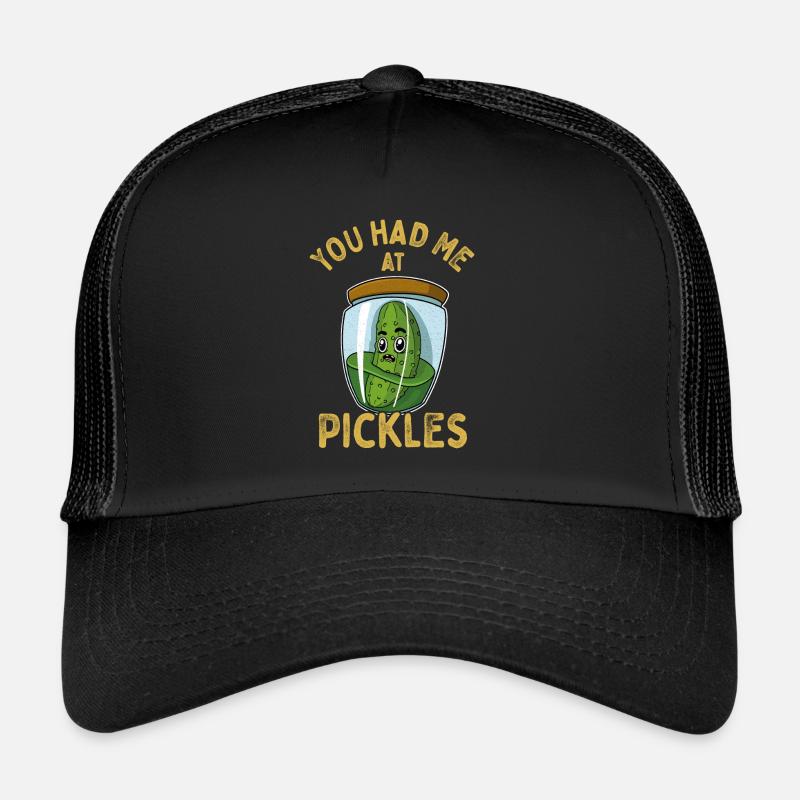 Pickles Cornichons Saying Fruit Vegan Trucker Cap