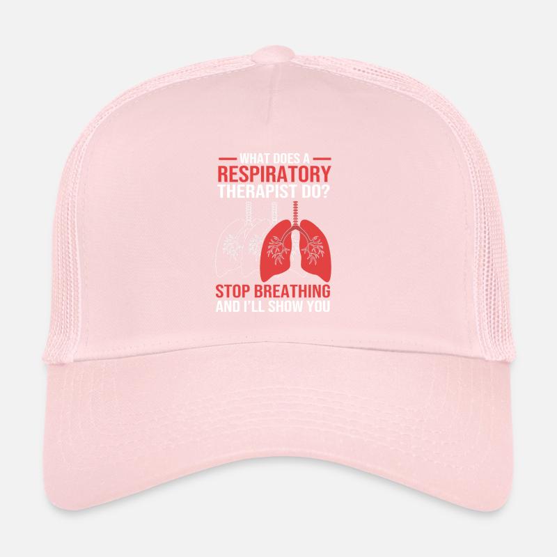 breathing breathing oxygen Trucker Cap