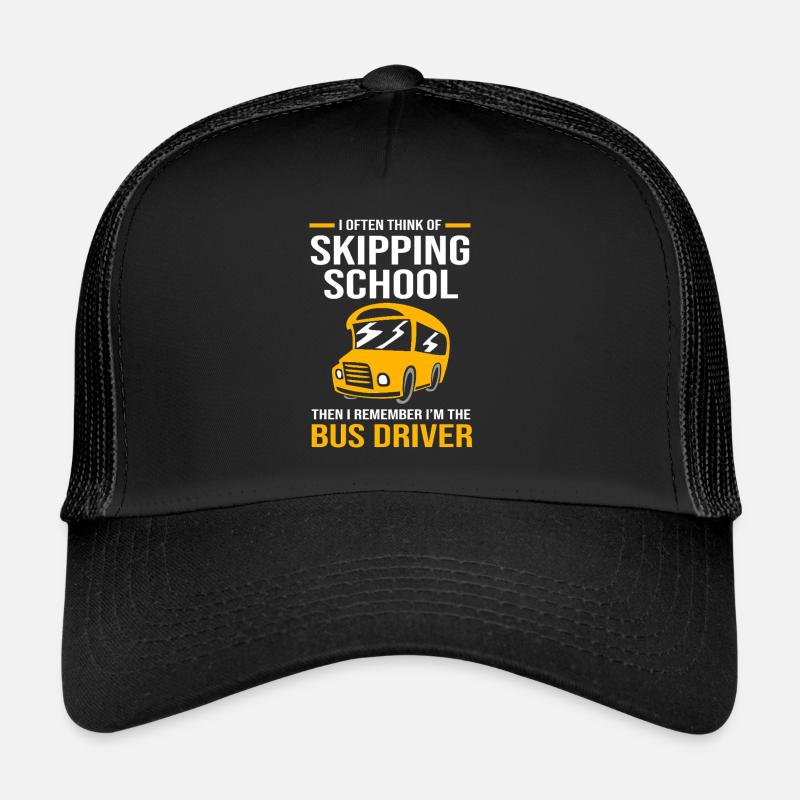 School Bus Driver Bus Driver School Bus Trucker Cap