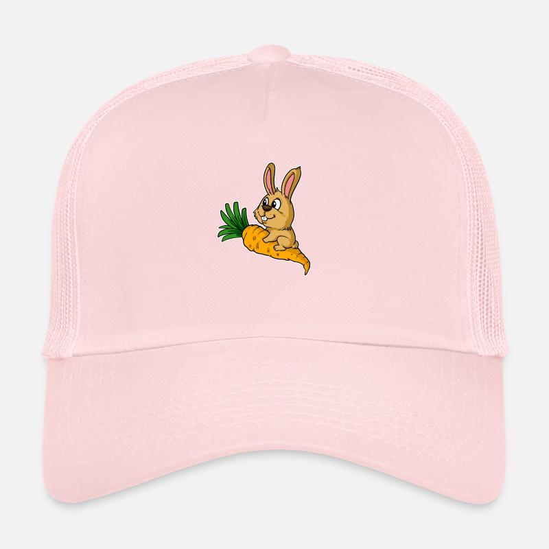 Rabbit Rabbit Carrot Carrot Vegan Vegetarian Trucker Cap