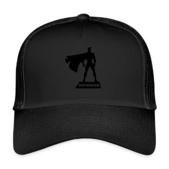 Superdad - Trucker Cap - Schwarz/Schwarz - Vorne