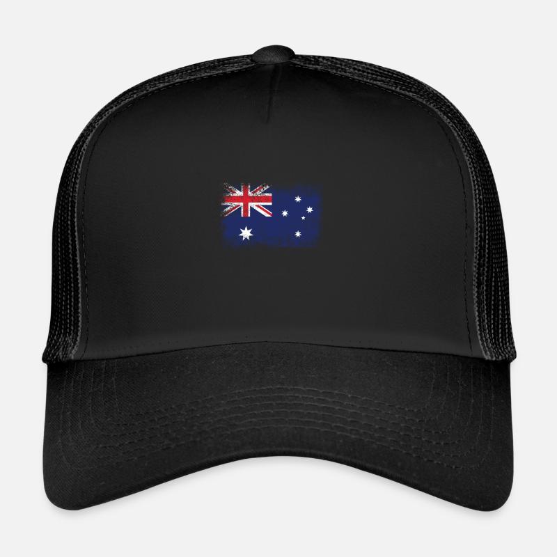 Drapeau de drapeau australien Casquette trucker 