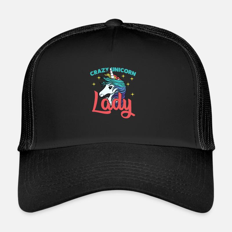 belle dame licorne avec étoiles Casquette trucker 