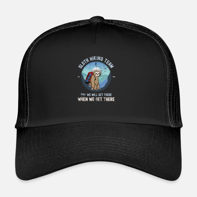 Faultier Wanderteam Wir werden dort ankommen, wenn wir ankommen Trucker Cap