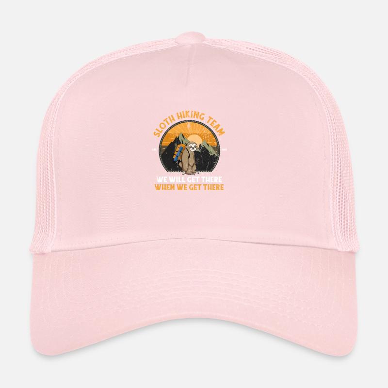 Sloth Hiking Team We Will Get There When We Get Trucker Cap