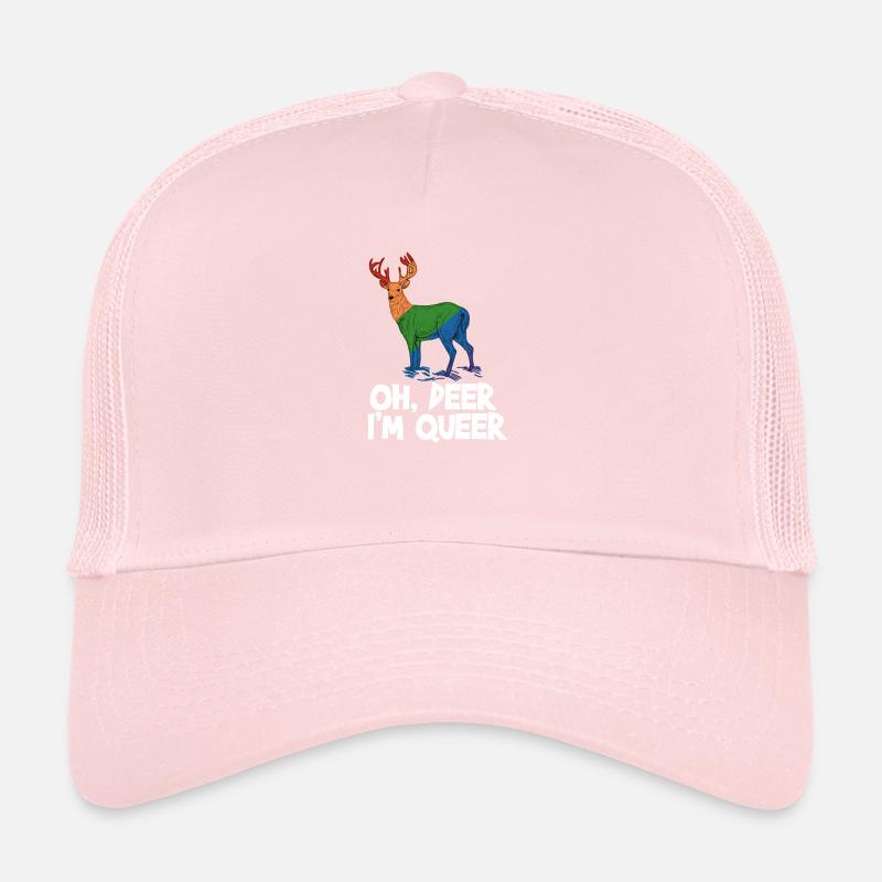 Oh Deer I'm Queer Trucker Cap