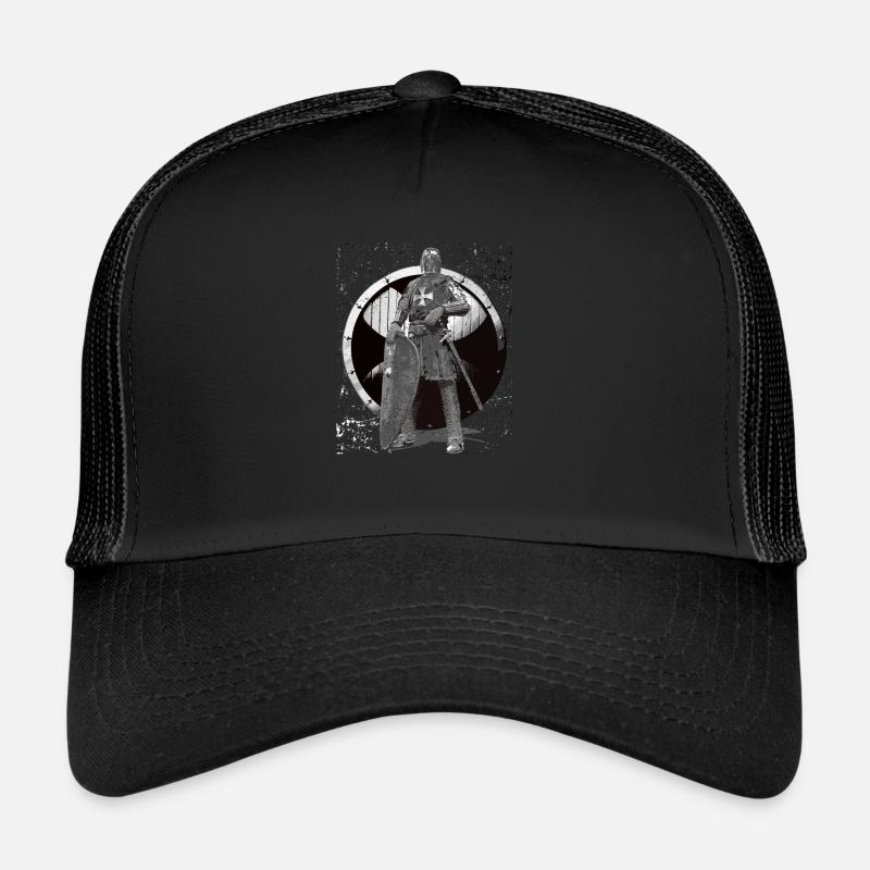 Ritter Templer Tempelritter Kreuzritter Krieger Trucker Cap