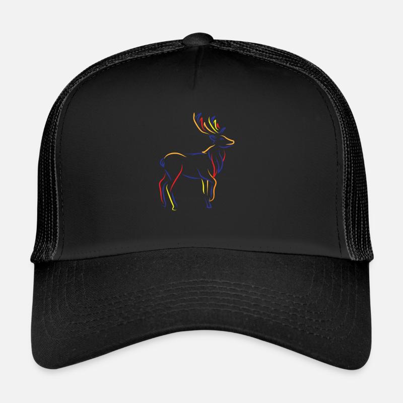 Deer Hirsch Silhuette Trucker Cap