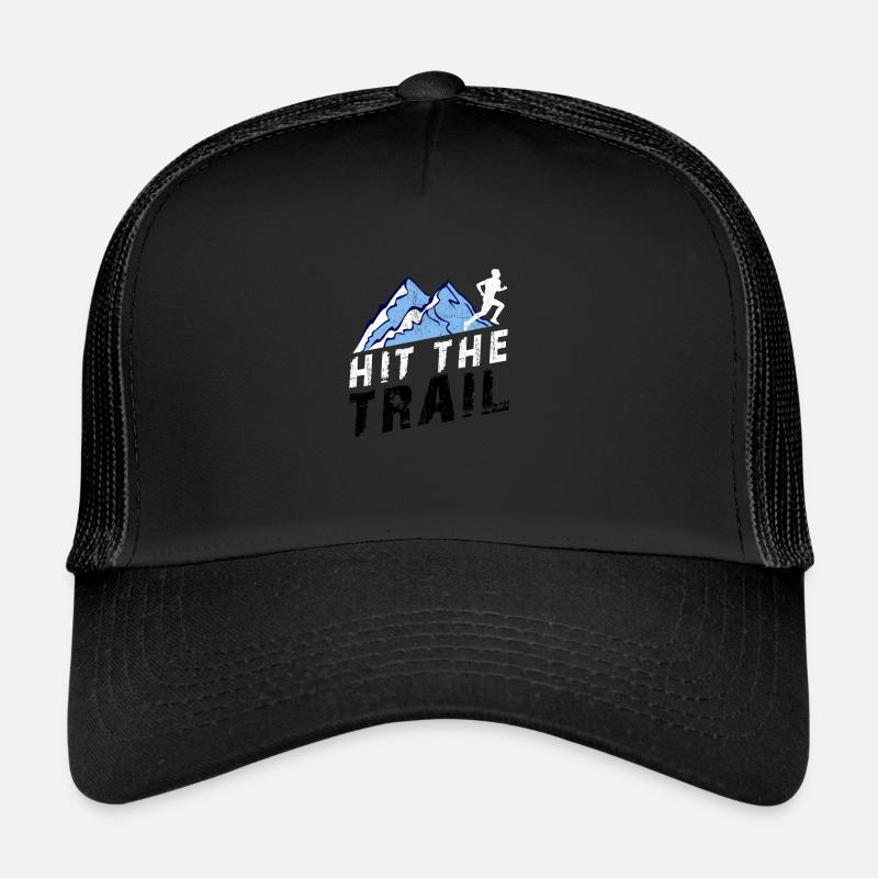 HIt The Trail trail running runner Trucker Cap