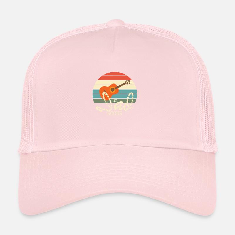 Guitar Design - My Dad Rocks Trucker Cap