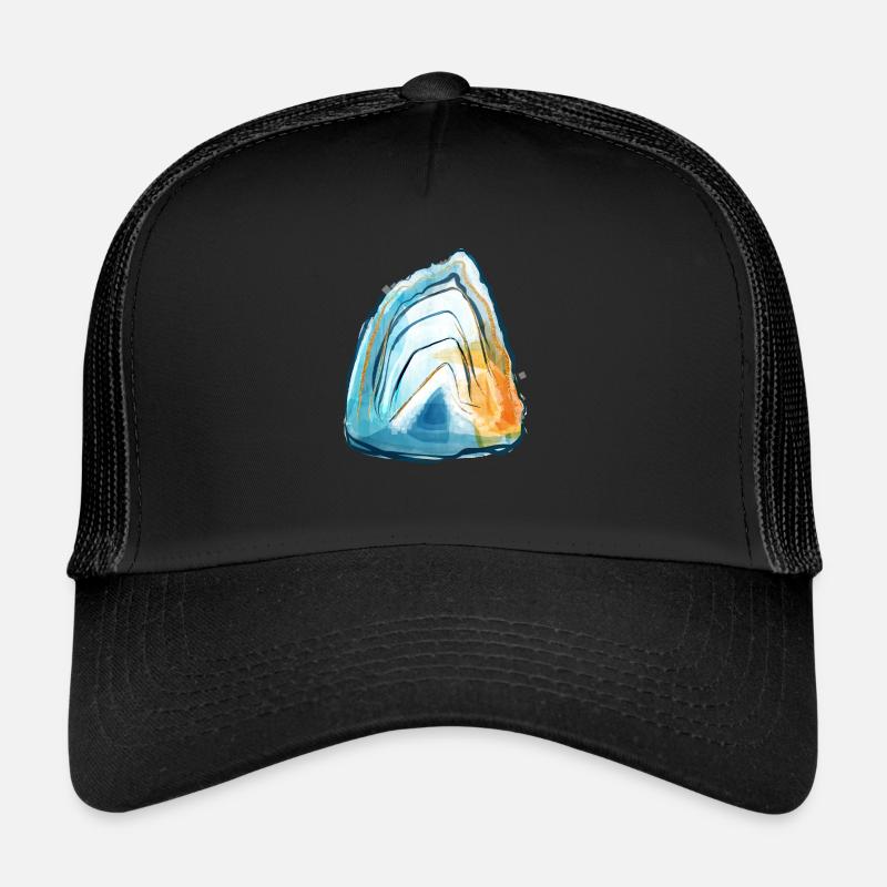 Blue agate gemstone Trucker Cap