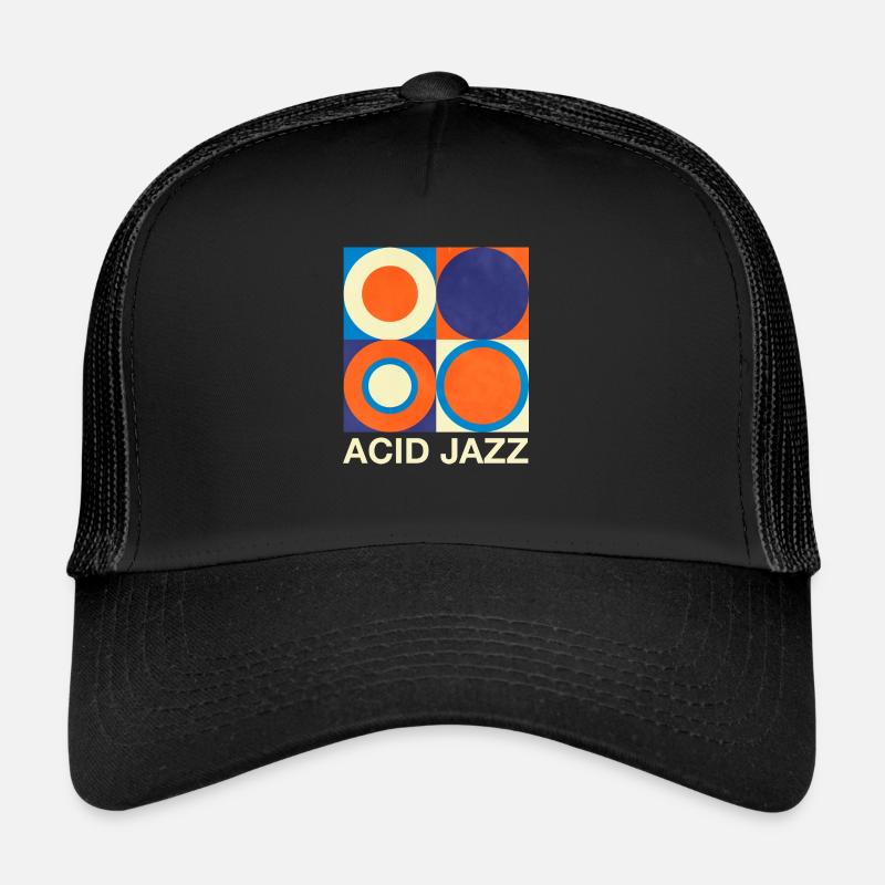 Retro Acid Jazz Trucker Cap